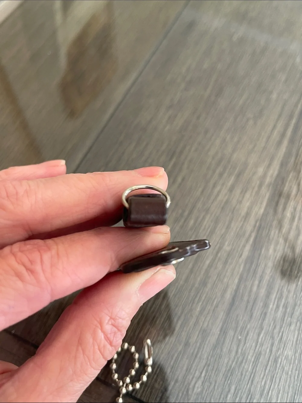 Coach Brown Hangtag & Zipper Pull - Replacement Parts